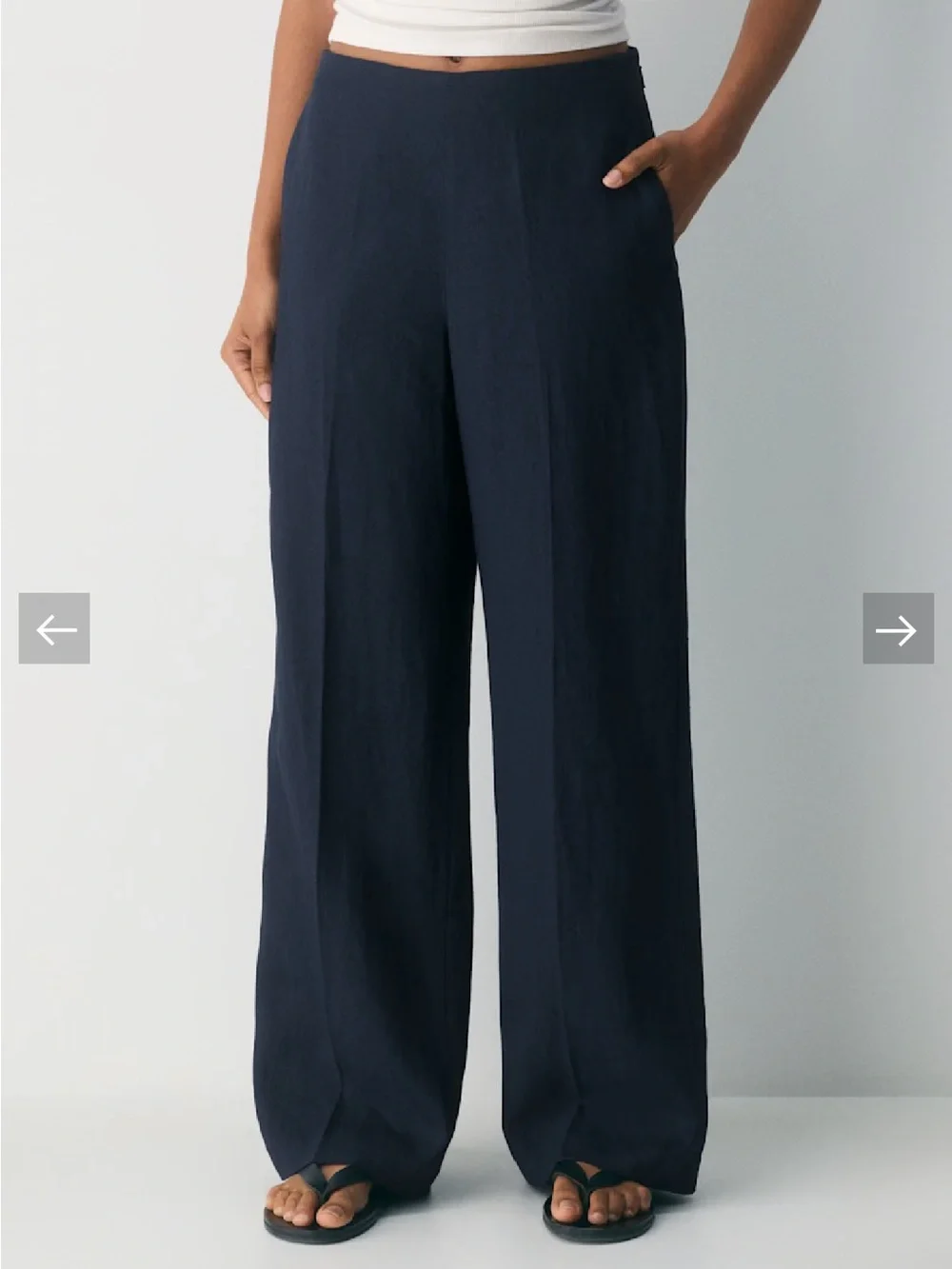 Aritzia Parity Linen Pant